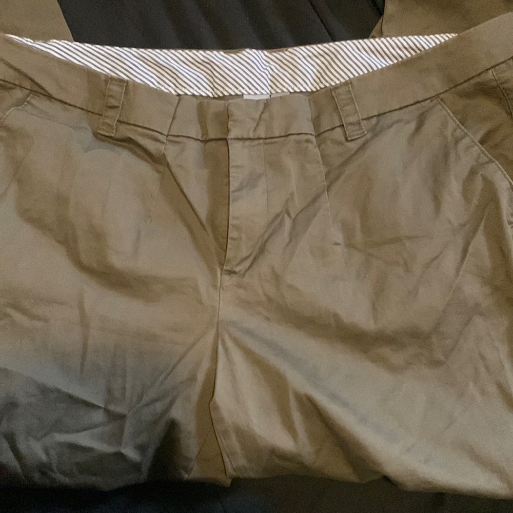 Womens Olive Colored Slacks 18
